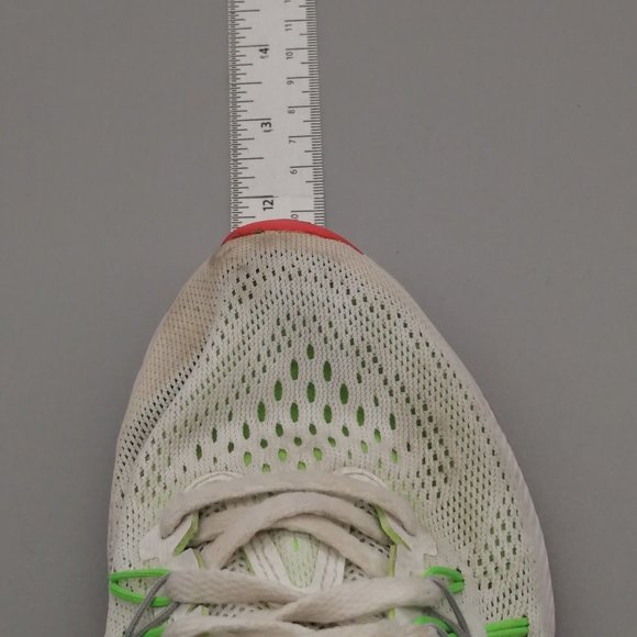 Nike Womens Sneaker Zoom WinFlo 2 Green White Lace Up Walking Shoe Low Top 8 - Picture 5 of 9